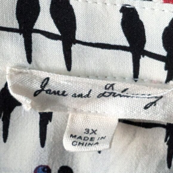 EUCJane & Delancey Anthropologie tunic blouse, size 3X - Picture 2 of 9